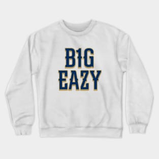 B1G EAZY - White Crewneck Sweatshirt